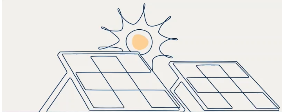 solar panel graphic image
